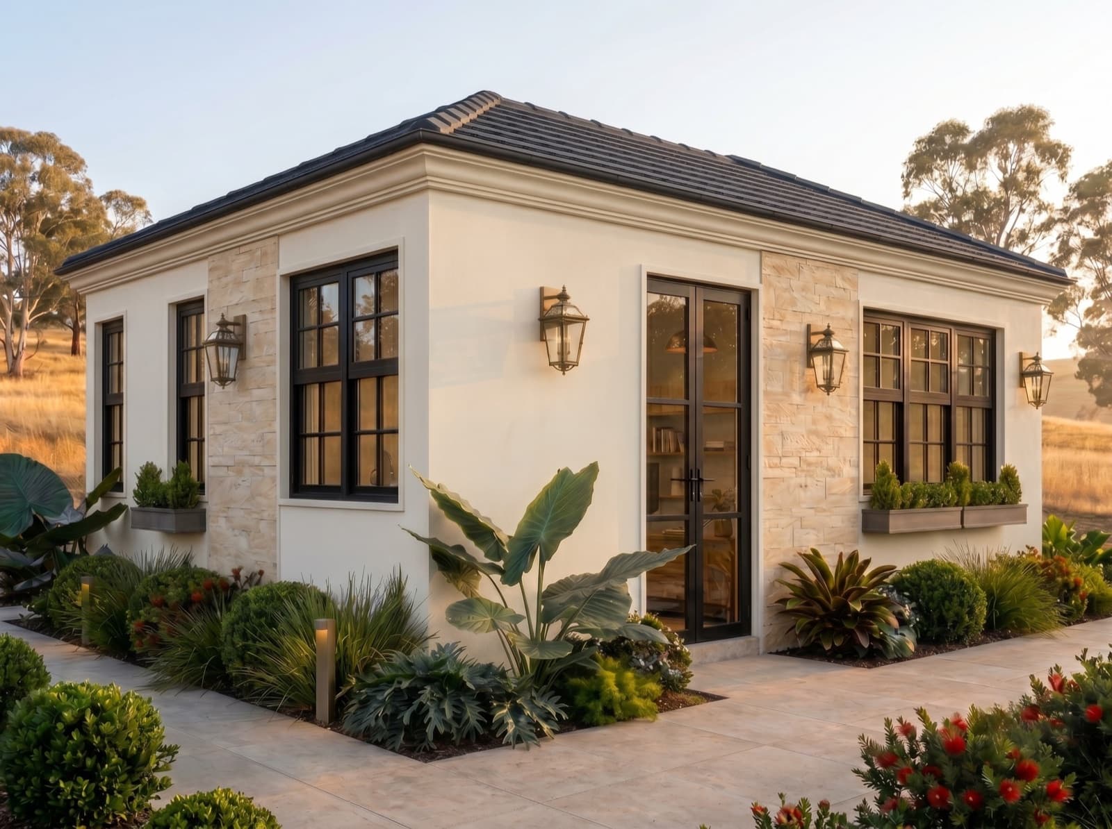 Elementa Studio with charcoal exterior